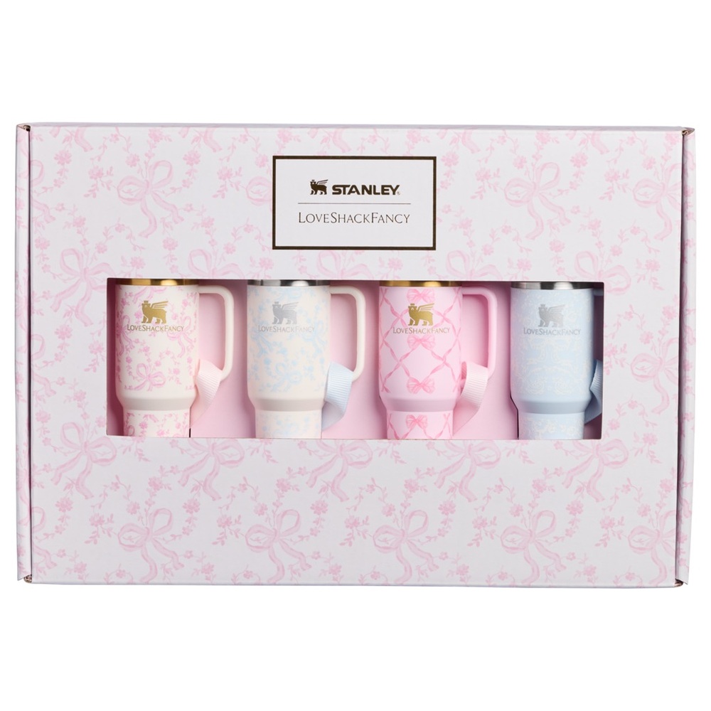 Stanley LoveShackFancy Bath & Body Set - Pink and Light Blue